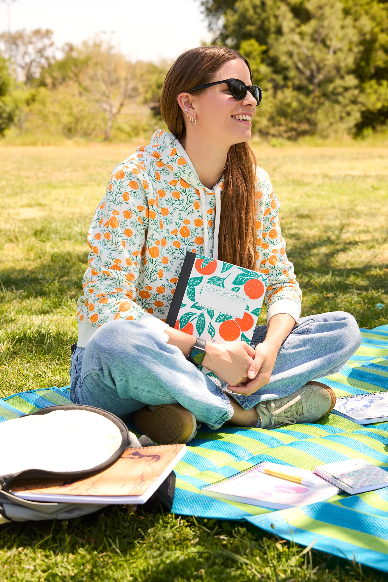 Apparel | Hooded Sweatshirt | California Poppies - Image 6